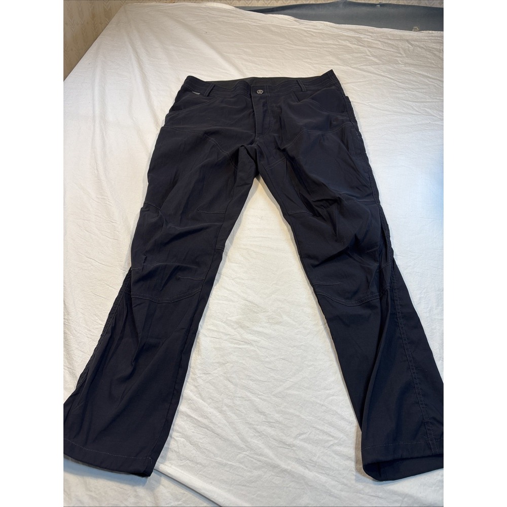 KUHL Renegade Rock Pant Men 34x30 charcoal Gray Hiking Outdoor Stretch Technical - Picture 2 of 10